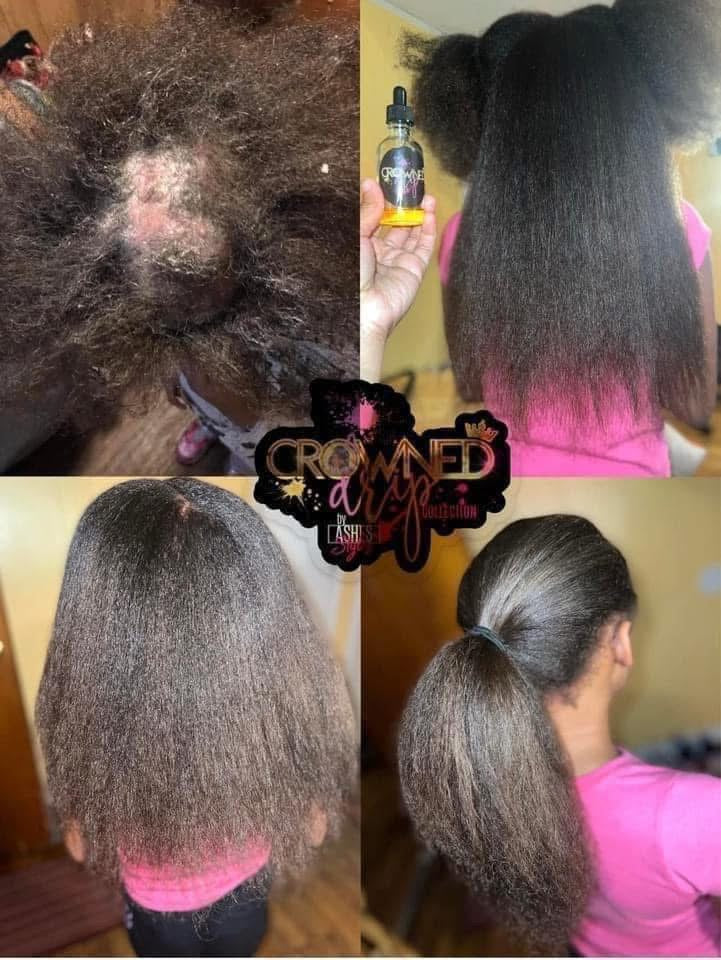 Crowned Drip Hair Growth Oil 4oz